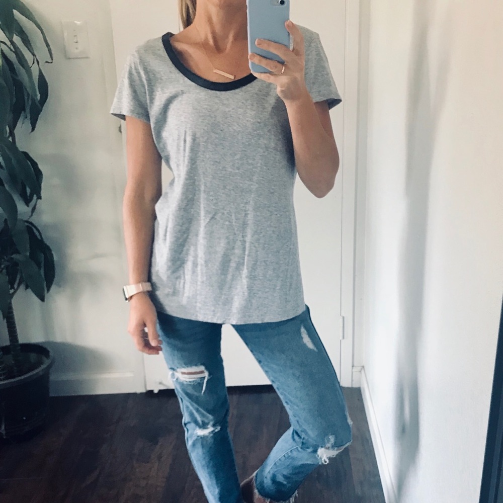 Banana Republic Tee with Trim